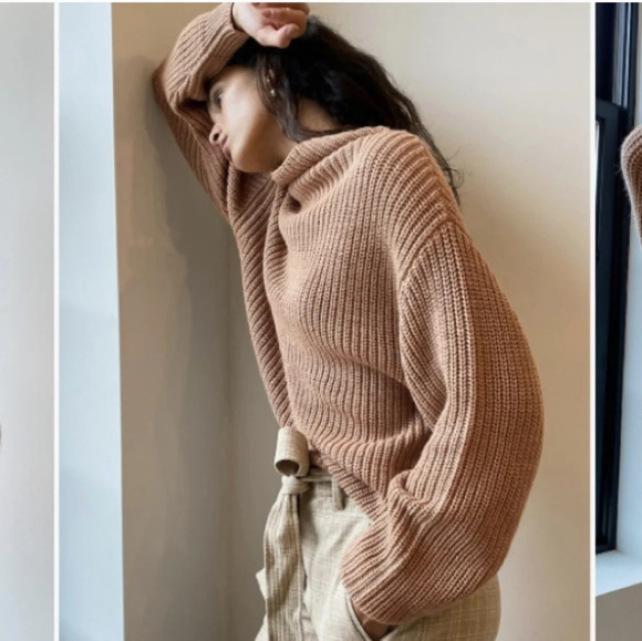 ARITZIA WILFRED Montpellier Waist Sweater Wool Crop XXS - Picture 2 of 11